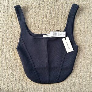 Aritzia Babaton Sculpt Knit Bustier Tank Size Small